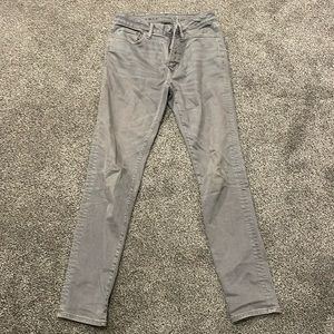 Men's gray wash flex jeans